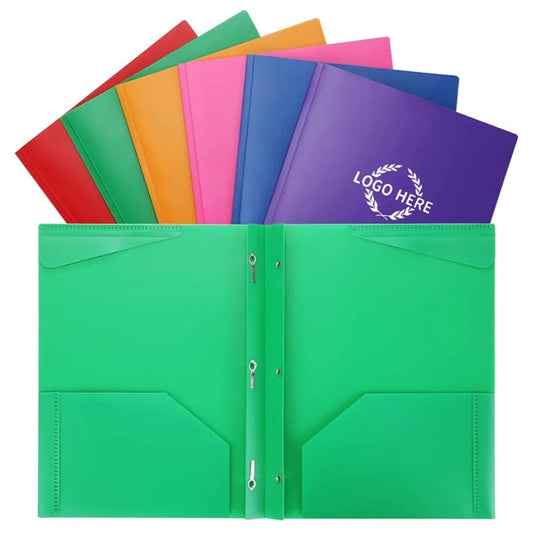 Folders with 2 Pockets and Prong with Fasteners