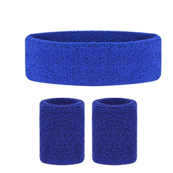 Headband Wristband Set for Working Out