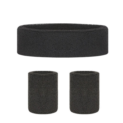 Headband Wristband Set for Working Out