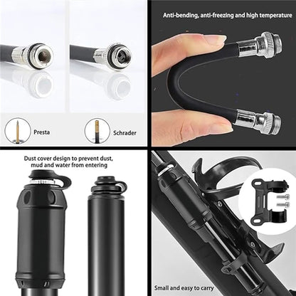Portable Mini Aluminum Alloy Tyre Pump