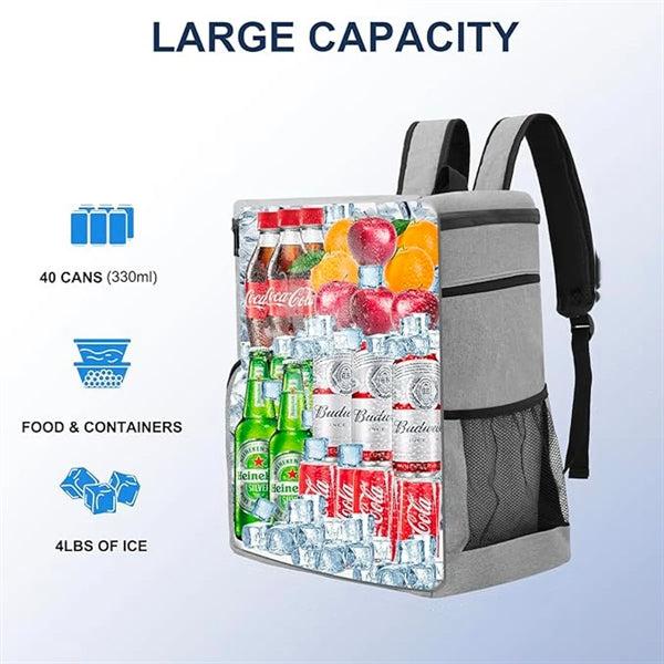 Insulated Backpack With Cooler Compartment