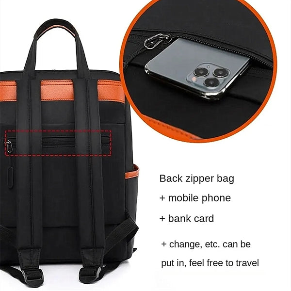 Woman laptop backpack
