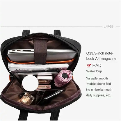 Woman laptop backpack