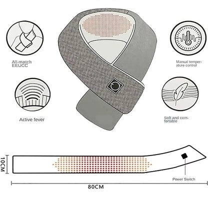 Heating scarf with 3 heat settings