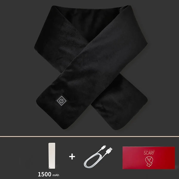 Heating scarf with 3 heat settings