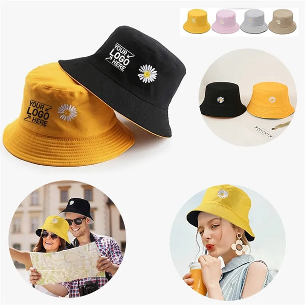 Reversible Cotton Travel Bucket Hat