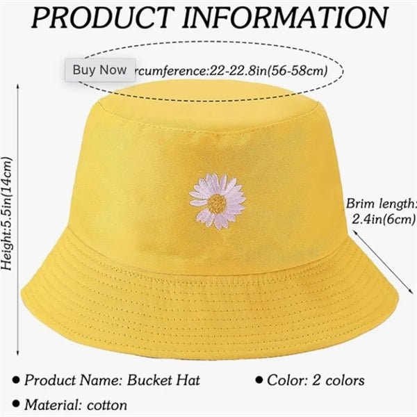 Reversible Cotton Travel Bucket Hat