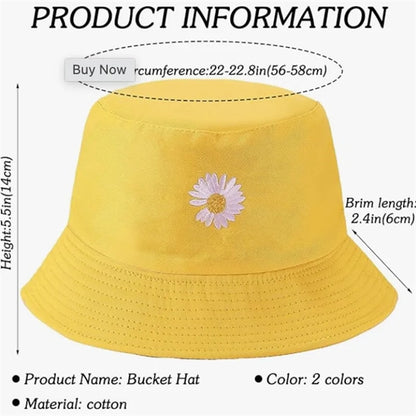 Reversible Cotton Travel Bucket Hat