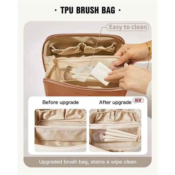 Custom Travel Large Capacity Cosmetic Make Up Bags Organizer