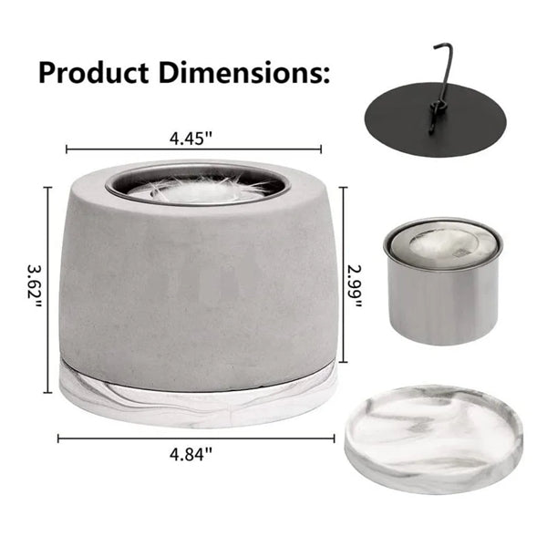 Personal Roundfire Tabletop Fire Pit Bowl Indoor & Garden