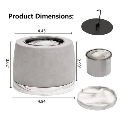 Personal Roundfire Tabletop Fire Pit Bowl Indoor & Garden