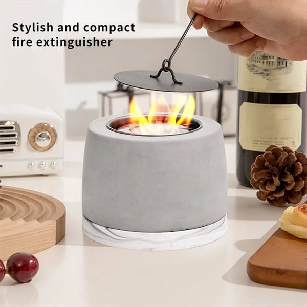 Personal Roundfire Tabletop Fire Pit Bowl Indoor & Garden