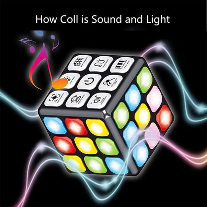 4-in-1 Handheld Flashing Cube Electronic Memory Brain Game