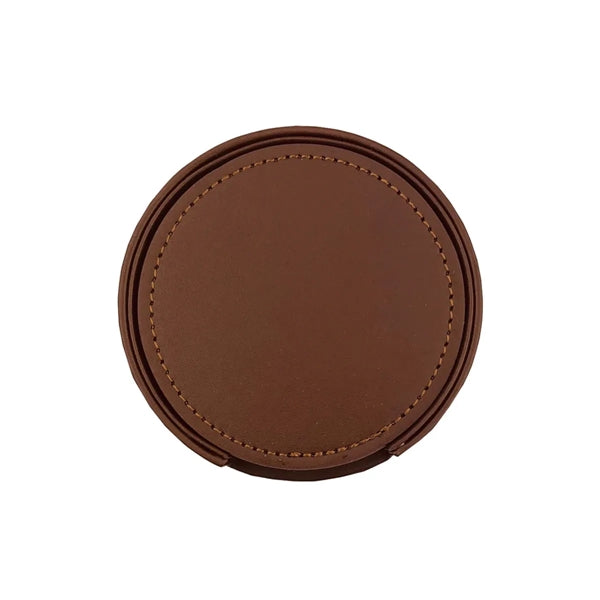 Pu Coasters 6-Piece Set