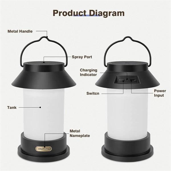 Camping Retro Lamp Humidifier