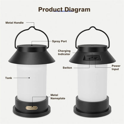 Camping Retro Lamp Humidifier