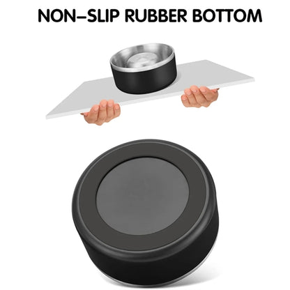 Stainless Steel Double Walled Pet Bowls