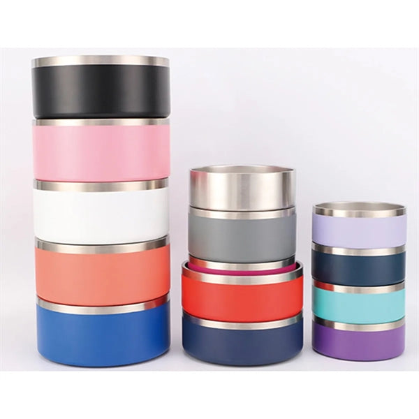Stainless Steel Double Walled Pet Bowls