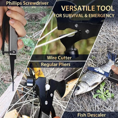 Custom Multitool Hatchet Camping Axe Hammer Saw Screwdrivers