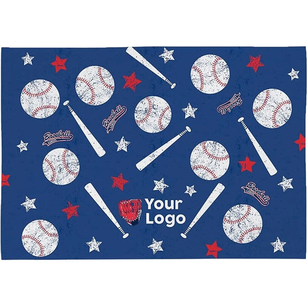 11" X 18" Sublimation Serged Hem Microfiber Rally Towel