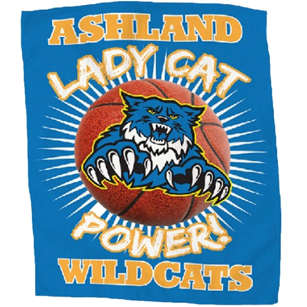 11" X 18" Sublimation Serged Hem Microfiber Rally Towel