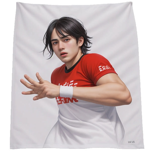 15" X 18" Sublimated Serged Hem Microfiber Rally Towel