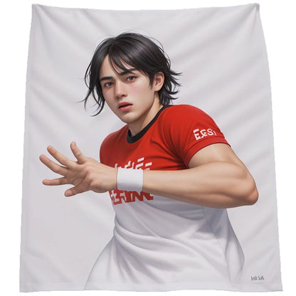 15" X 18" Sublimated Serged Hem Microfiber Rally Towel