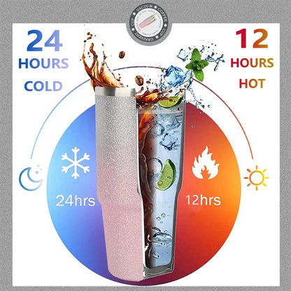 30Oz Insulated Mug Tumbler With Straw