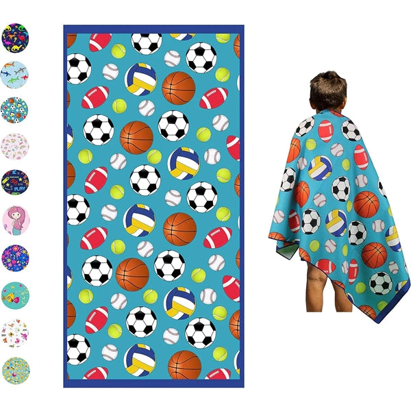 22" x 42" Sublimation Silk Touch Velour Bath/Sports Towel