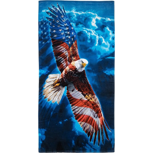 22" x 42" Sublimation Silk Touch Velour Bath/Sports Towel