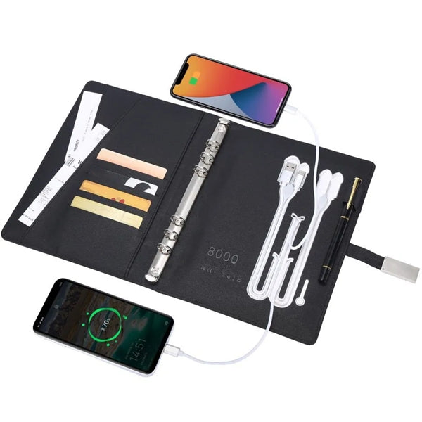Multifunctional Power Bank Notebook