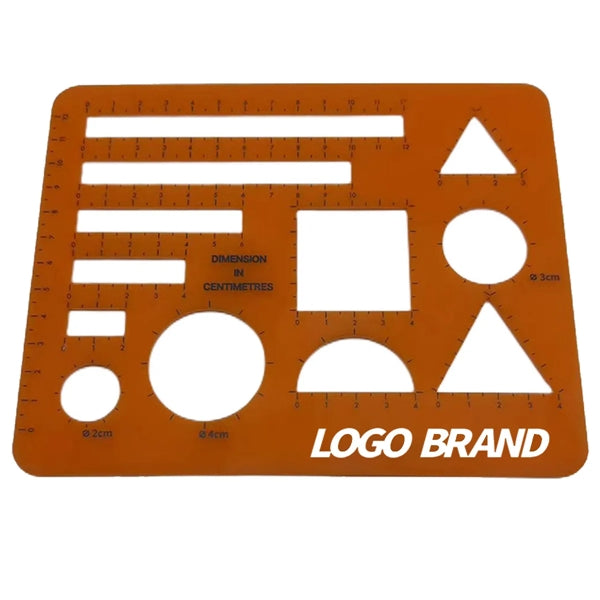 Plastic Drafting Template Tool Drawing Ruler For Circles