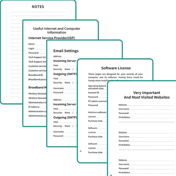 Address Book with Alphabetical Tabs