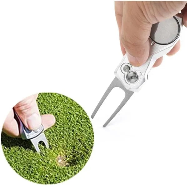 Golf divot repair tool