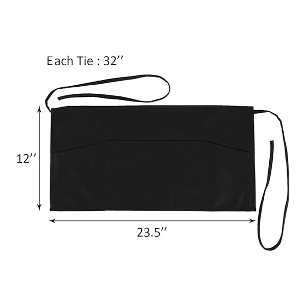 3 Pockets Waitress Waiter Server Apron