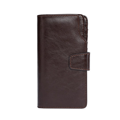 Stylish Men's Genuine Leather Clutch Bag