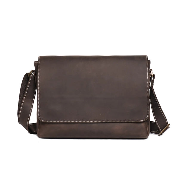Men's Genuine Leather Messenger Bag