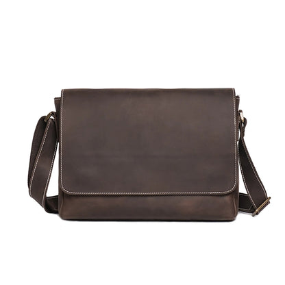 Men's Genuine Leather Messenger Bag
