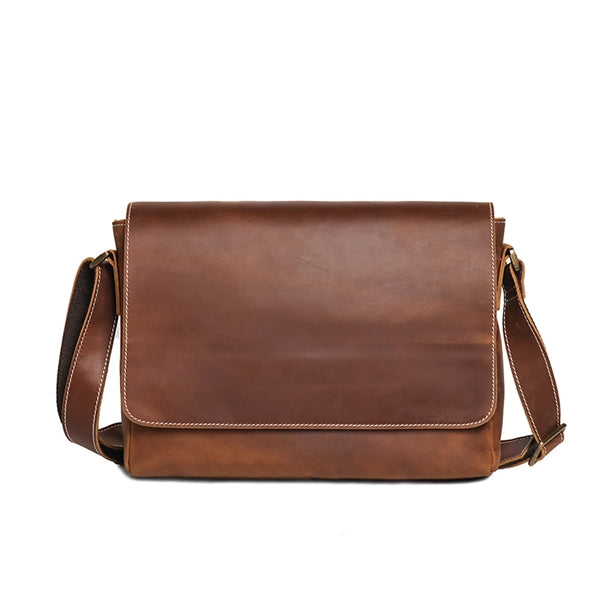 Men's Genuine Leather Messenger Bag
