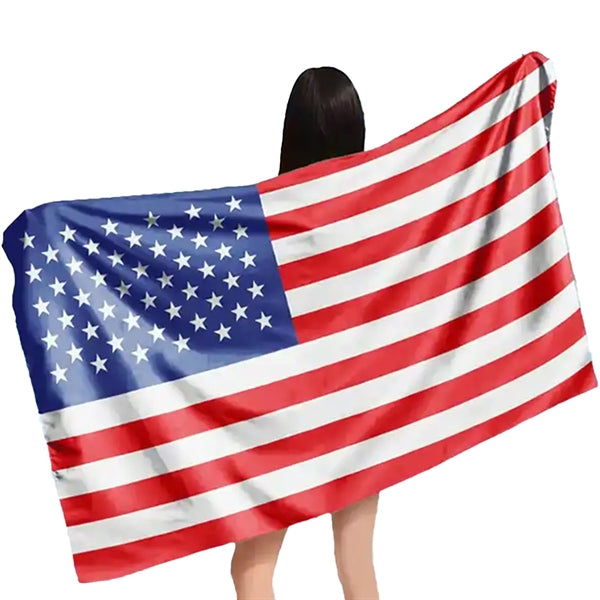 35" X 70" Premium Sublimation Silk Touch Velour Beach Towel
