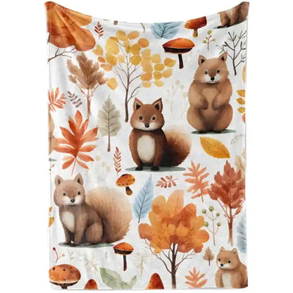 30" X 40" Cotton Feel Swaddle Sublimation Blanket 185 GSM