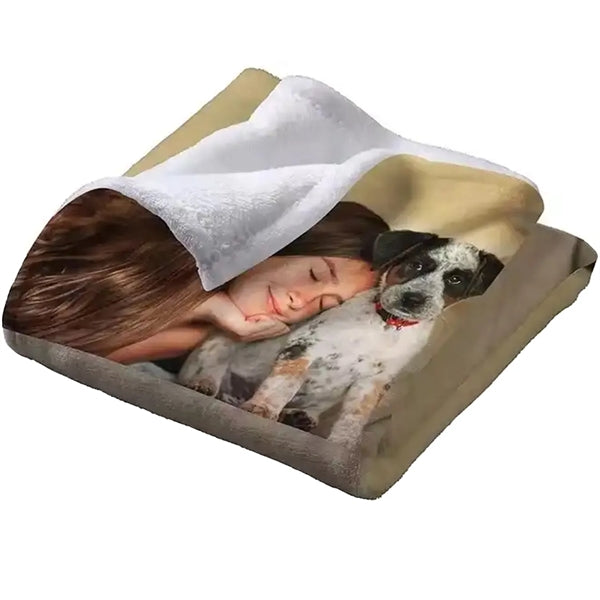 30" X 40" Plush Silk Touch Sublimation Blanket 300 GSM