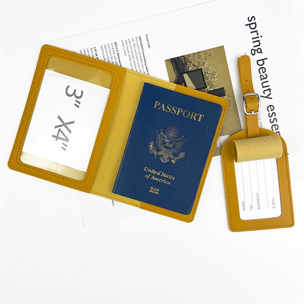 Passport Holder & Luggage Tag Set