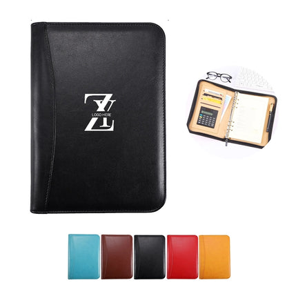 Zippered Notebook With Calculator
