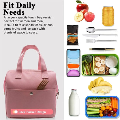 Insulated Lunch Bag Simple Bento Cooler