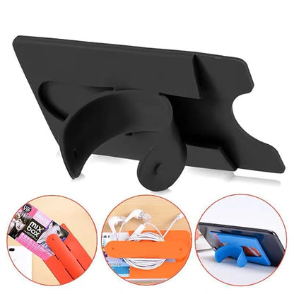 Silicone Card Holder With Cell Phone Stand