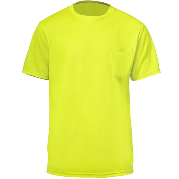 High Vis Short Sleeve Safety Tee Shirt W/ Pocket
