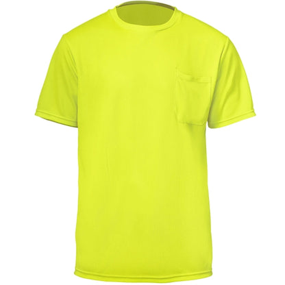 High Vis Short Sleeve Safety Tee Shirt W/ Pocket