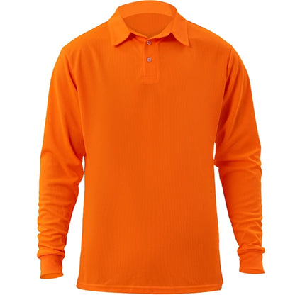 Non-ANSI High Viz Safety Workwear Long Sleeve Polo