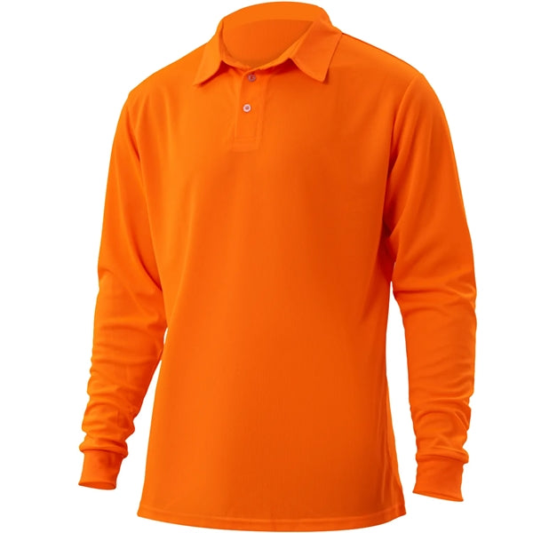 Non-ANSI High Viz Safety Workwear Long Sleeve Polo